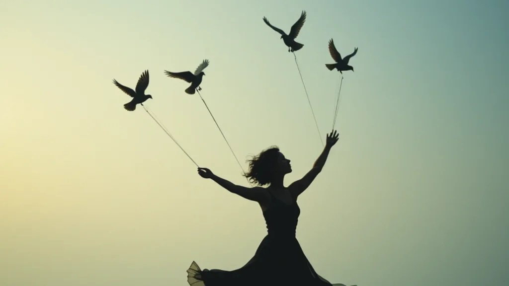 flying dream using pigeons